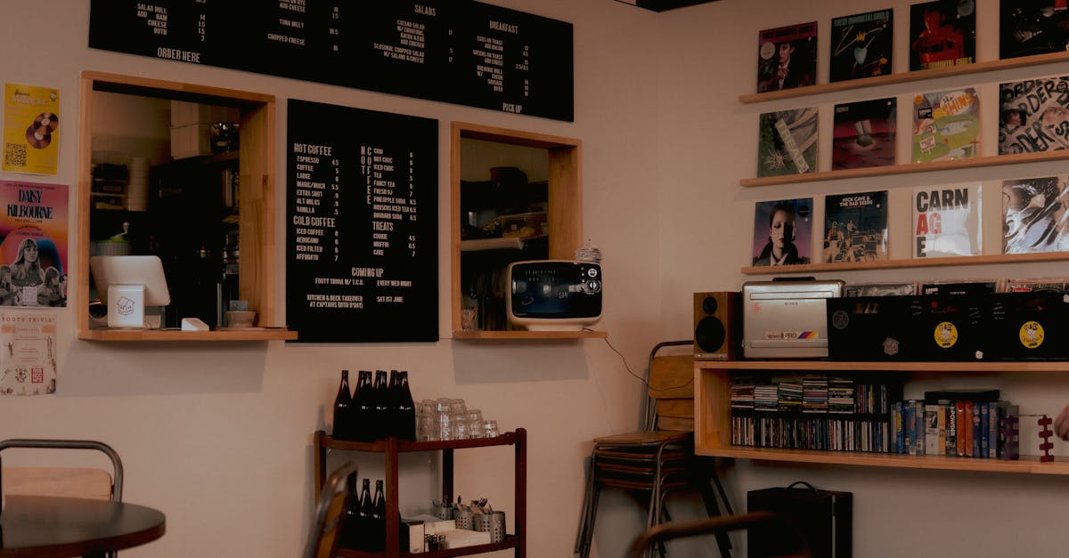 interior of cafe